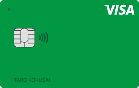 Visa LINE Payクレジットカード・カード券面